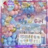 100pcs Crawling Baby BOY or GIRL Balloons Set For Gender Reveal Party Decoration & Celebration