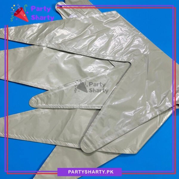 100pcs Lake Blue & Sand White Balloons Garland Theme Set For Bow Themed Party Decoration & Celebration