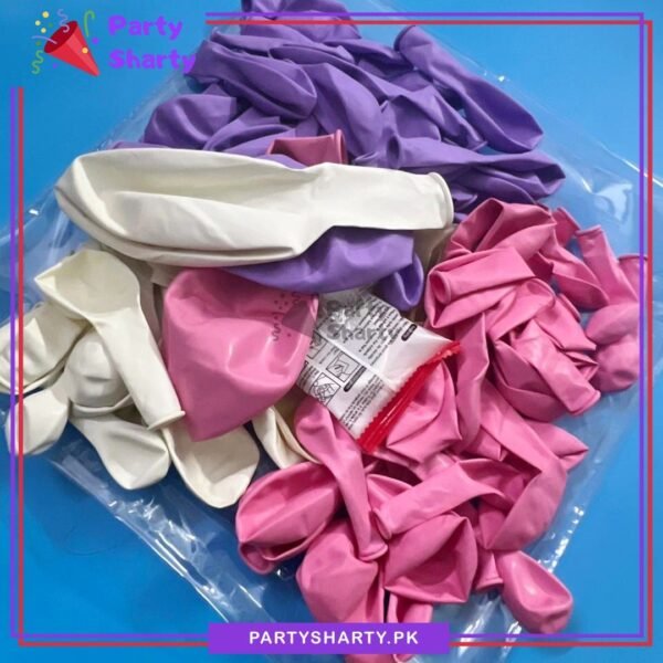 100pcs Happy First Birthday Pink Elephant With Hot Air Foil Balloons Theme Set For 1st Birthday Party Decoration & Celebration