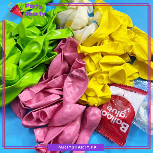 80pcs Flamingo Theme Balloon Garland Set For Birthday Decoration and Party Celebrations