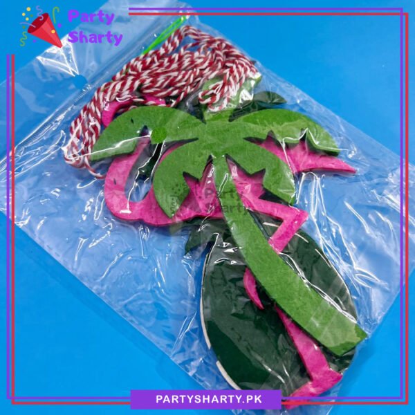 80pcs Flamingo Theme Balloon Garland Set For Birthday Decoration and Party Celebrations