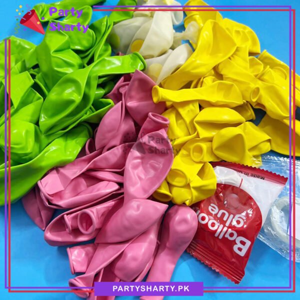 80pcs Flamingo Theme Balloon Garland Set For Birthday Decoration and Party Celebrations