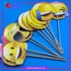 12pcs/Set Emoji Theme Photo Booth Props For Emoji Theme Birthday Party Celebrations