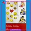 12pcs/Set Emoji Theme Photo Booth Props For Emoji Theme Birthday Party Celebrations