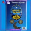 18inches Blue Ramadan Mubarak / Kareem with Crescent Design Cardboard Cutout Hanging For Ramadan Decoration