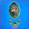 18inches Green Ramadan Kareem with Lantern Cutout Cardboard Hanging For Ramadan Decoration