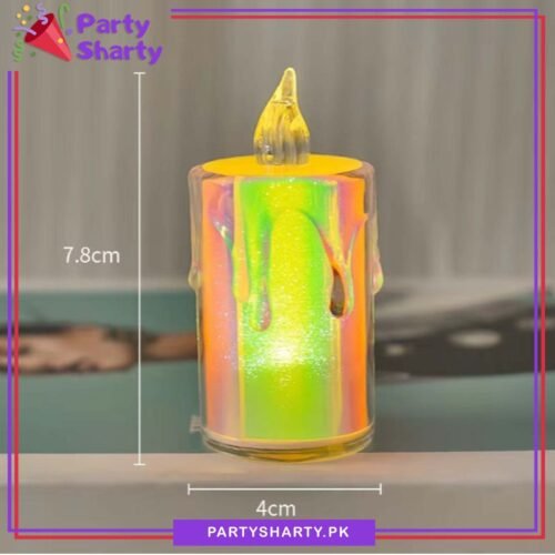 1pcCrystalHolographicRainbowLEDCandleShapedWarmLightForBirthdayPartyCandleLightDinnerDecorationlarge_1.jpg 1pc Crystal Holographic Rainbow LED Candle Shaped Warm Light For Birthday Party Candle Light Dinner Decoration - Large