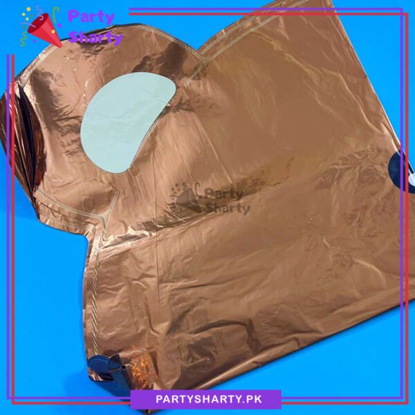 100pcs Baby Pink, Apricot & Mocha Brown with Teddy Bear Head Foil Balloons Garland Theme Set For Party Decoration And Celebration