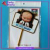 Boss Baby Theme Card Board Material Cake Topper For Birthday Party Celebration and Decoration