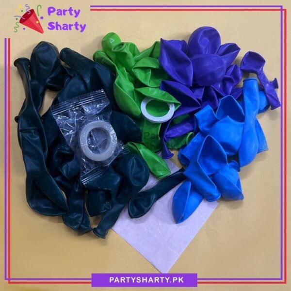 57pcs Happy Birthday Minecraft Theme Set For Theme Based Birthday Decoration & Celebration