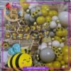 59pcs Honey Bee Birthday Theme Set For Theme Based Birthday Decoration & Celebration