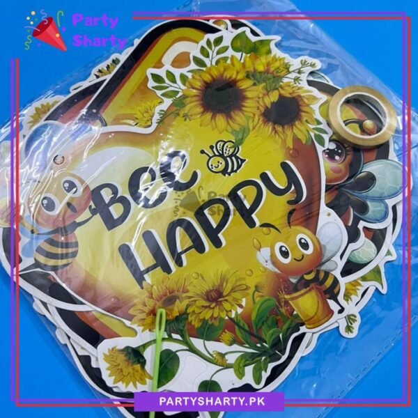 59pcs Honey Bee Birthday Theme Set For Theme Based Birthday Decoration & Celebration