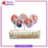 5pcs/set Sofia Printed Candles / Cupcake Toppers Creative Candles Party Supplies