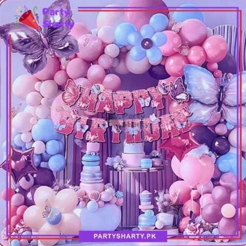 63pcsHappyBirthdayButterflyThemeSetForThemeBirthdayPartyDecoration_Celebration.jpg 63pcs Happy Birthday Butterfly Theme Set For Theme Birthday Party Decoration & Celebration