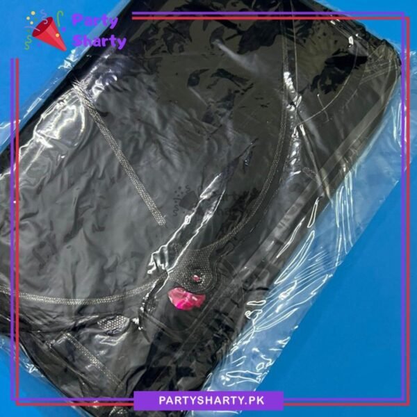 65pcs Pink & Black Happy Birthday Kuromi Sanrio Theme Set For Birthday Party Decoration & Celebration