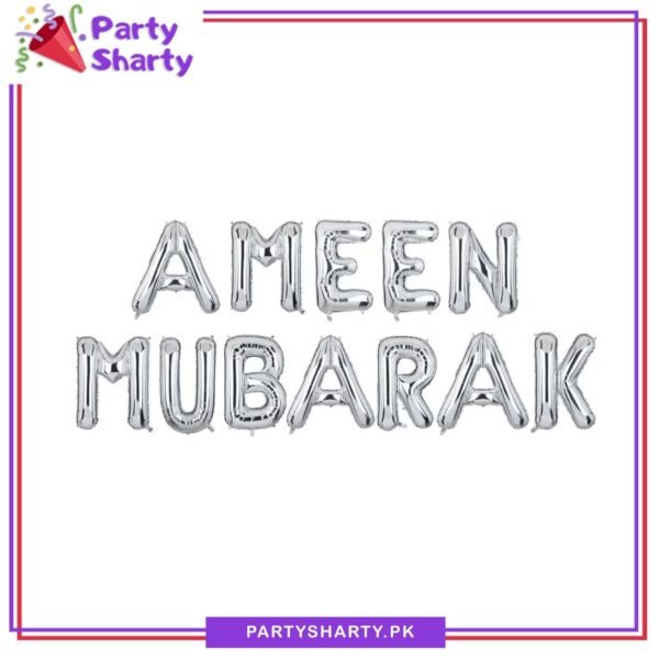 AmeenMubarakFoilBannerforAmeenThemeCelebration_DecorationSilver.jpg Ameen Mubarak Foil Banner for Ameen Theme Celebration & Decoration