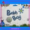 Baby Boy / Girl scripted foil banner with Flowers Foil Balloons For Welcome Baby Decoration & Celebrations