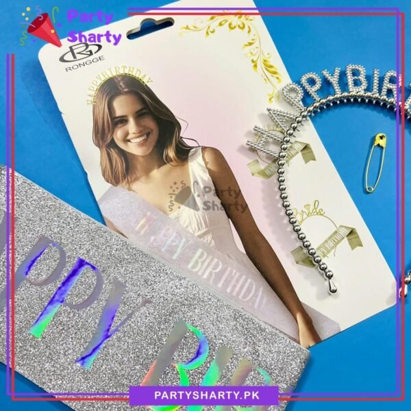 BirthdayGirlShinyPlasticHairbandWithSashforBirthdayEvent_Celebration10.jpg Birthday Girl Shiny Plastic Hairband With Sash for Birthday Event & Celebration