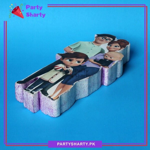 Boss Baby Family Characters Thermocol Standee For Boss Baby Theme Based Birthday Celebration & Party Decoration