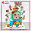 8pcs/set Cocomelon Theme Cake Topper for Cocomelon Theme Cake Decoration