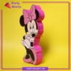 Pink Minnie Mouse Character Thermocol Standee For Minnie Mouse Theme Based Birthday Celebration & Party Decoration