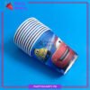 D-3 Lightning McQueen Theme Birthday Party Paper Cups / Glass For Themed Based Party Supplies & Decorations