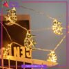 Electric Operated Crescent with Star Shaped Led String Lights l Ramadan String Lights l Lights For Eid Decoration