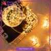 Electric Operated Crescent with Star Shaped Led String Lights l Ramadan String Lights l Lights For Eid Decoration