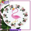 Flamingo Theme Party Disposable Paper Plates Pack of 10 For Flamingo Theme Party & Decoration