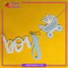 Its a Boy / Girl Scripted Card Bunting Banner with baby Cart for Welcome Baby Party Decoration & Celebration