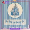 Its a Boy / Girl Scripted Card Bunting Banner with baby Cart for Welcome Baby Party Decoration & Celebration
