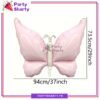 Jumbo Matte Pastel Color Butterfly Foil Balloon For Butterfly Theme Party Decoration