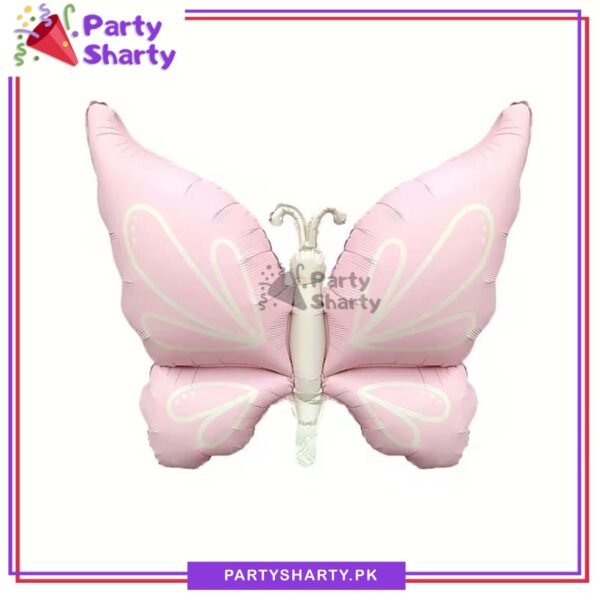 Jumbo Matte Pastel Color Butterfly Foil Balloon For Butterfly Theme Party Decoration