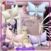 Jumbo Matte Pastel Color Butterfly Foil Balloon For Butterfly Theme Party Decoration