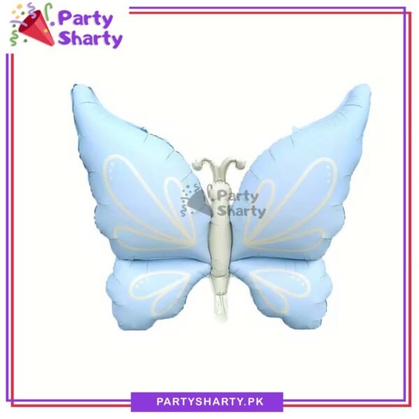 Jumbo Matte Pastel Color Butterfly Foil Balloon For Butterfly Theme Party Decoration
