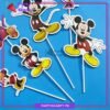Mickey Mouse Theme Cake Topper Set of 6 for Mickey Mouse Theme Birthday Decoration & Celebration