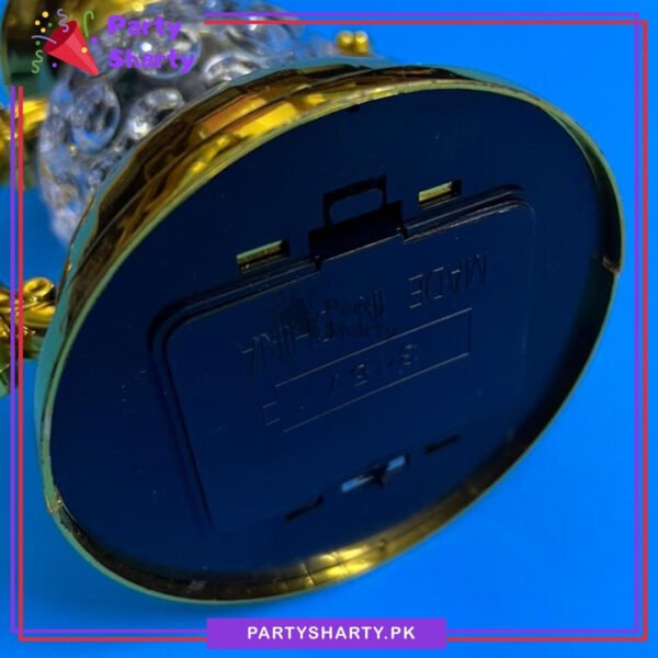 NewLEDFlashLightBatteryOperatedHightechUltraGlowLanternLightForDecoration2.jpg Golden LED Lantern Shaped Light Battery Operated For Ramadan Celebration & Decoration