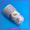 Purple Butterfly Printed Theme Paper Cups Pack of 10 for Butterfly Theme Party Decoration