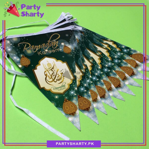 Ramadan Flags Bunting (Pack of 10) For Ramadan Decoration