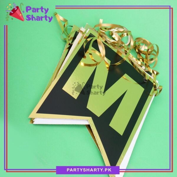 Black with Golden Ramadan Kareem Card Banner For Ramadan Iftar Party Decoration and Celebration