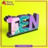 TEN Thermocol Standee For Mermaid / Under the Sea Theme Based Tenth Birthday Celebration & Party Decoration