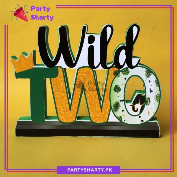 WildTWOThermocolStandeeForJungleThemeBasedSecondBirthdayCelebrationandPartyDecoration.jpg Wild TWO Thermocol Standee For Jungle Theme Based Second Birthday Celebration and Party Decoration