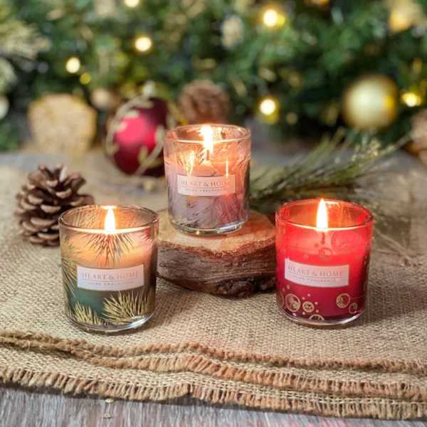 Mini Glass Jar Scented Candles For Room Decoration