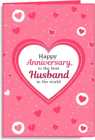 1-bh-wedding-anniversary-0038-greeting-ekayaa-enterprise-original-imaghvg3c6g8dykd Happy Anniversary to The Best Husband in The World Greeting Card