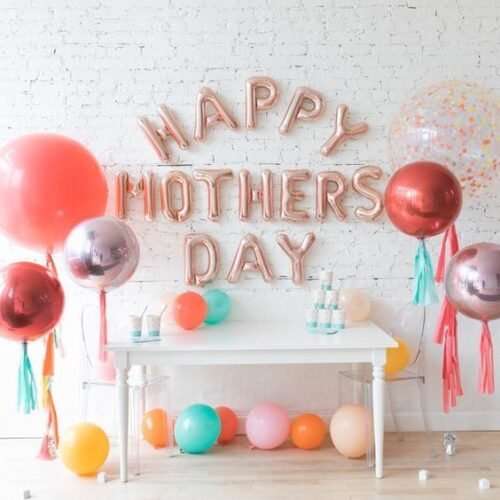 4fab4977621b370cd585ee5191dd45a1 MOM Foil Banner For Mom's Birthday Party and Mother Day Decoration