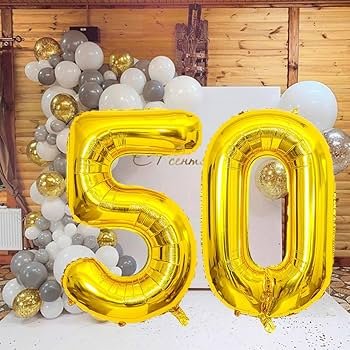Golden Alphabet Foil Balloon For Birthday, Anniversary, Bridal Shower Celebration and Decoration