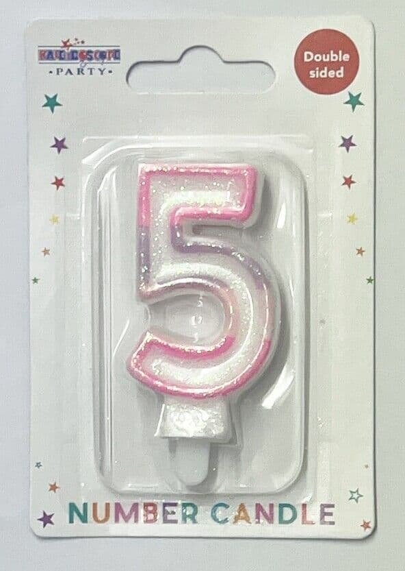pink-and-purple-stripe-number-5-candle-10939-1-p Regular Number Candles For Birthday, Anniversary Cake Decoration and Celebration