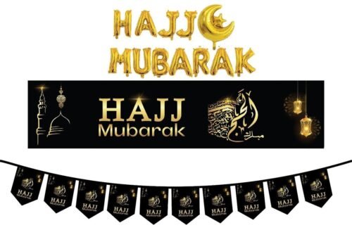 s-l1200 Hajj Mubarak Card Banner For Hajj Mubarak Decoration and Celebration